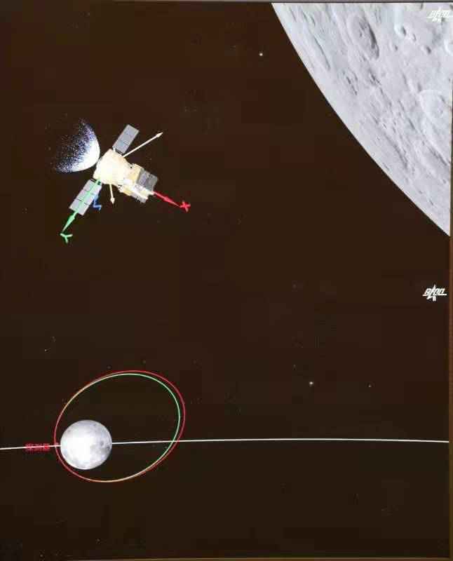 嫦娥五号探测器成功实施刹车制动 顺利进入环月轨道飞行